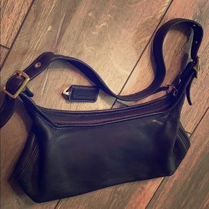 Black Authentic Coach Shoulder Bag Purse Vintage